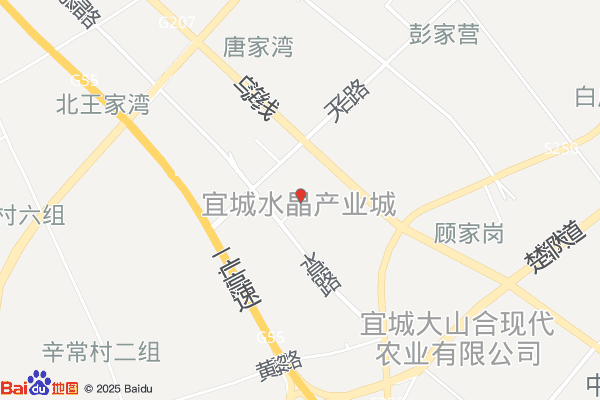 宜城水晶产业城实景图