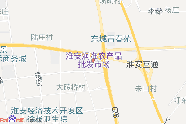 润淮农批物流园实景图