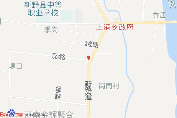 新野县纺织工业区实景图