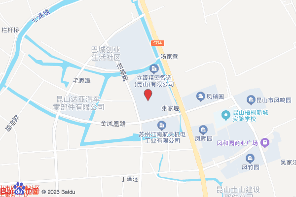 昆山市巴城镇村级发展工业园-北门实景图