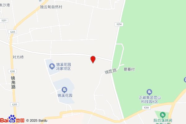锦溪花园实景图