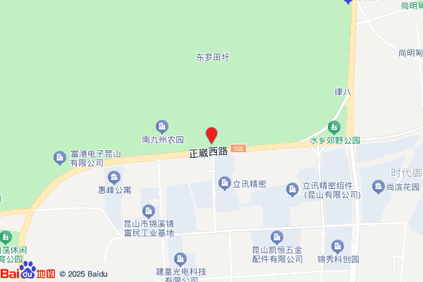 昆山市锦溪镇富民工业基地实景图
