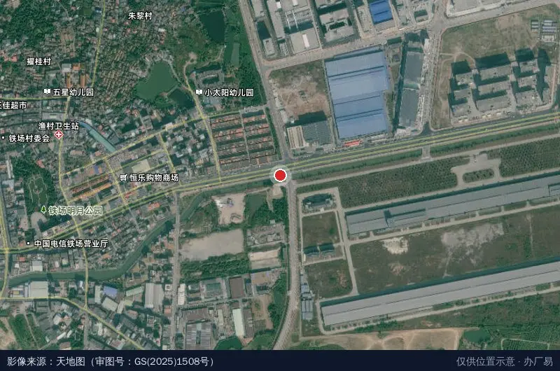 惠州博罗产业园区卫星位置示意图