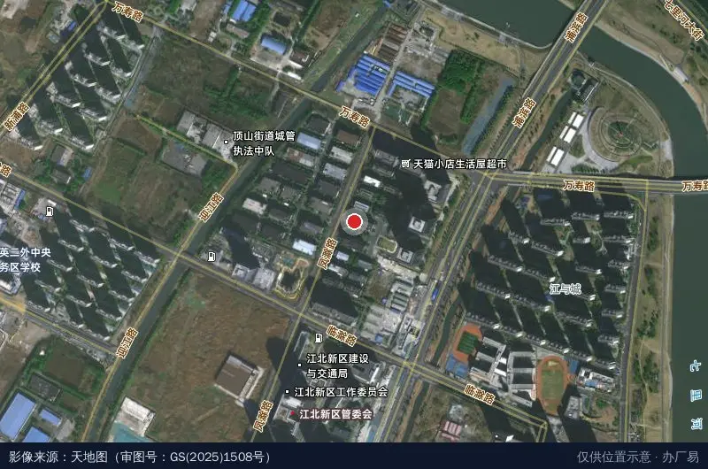 南京工大科技产业园卫星位置示意图