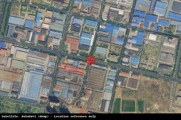 青岛环保产业园卫星位置示意图