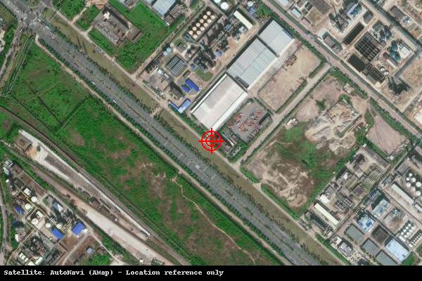 珠海港物流园卫星位置示意图