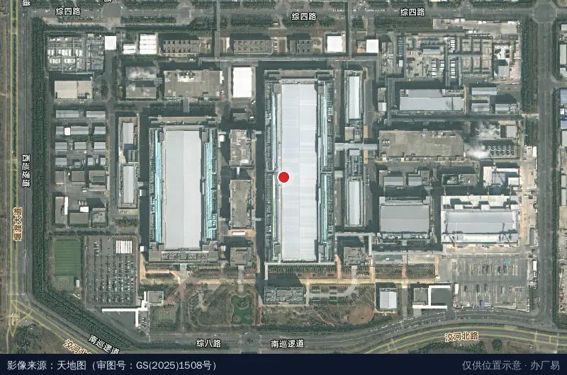 西安高新综合保税区卫星位置示意图