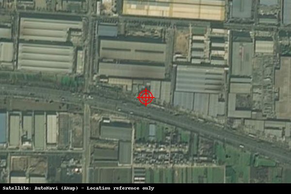 咸阳市武功县工业园区卫星位置示意图