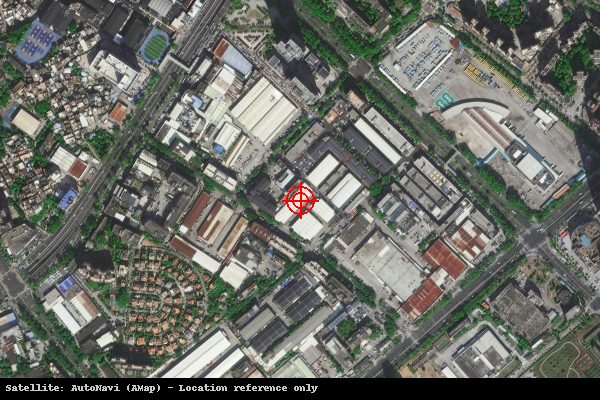 东莞市南城高盛物流园卫星位置示意图