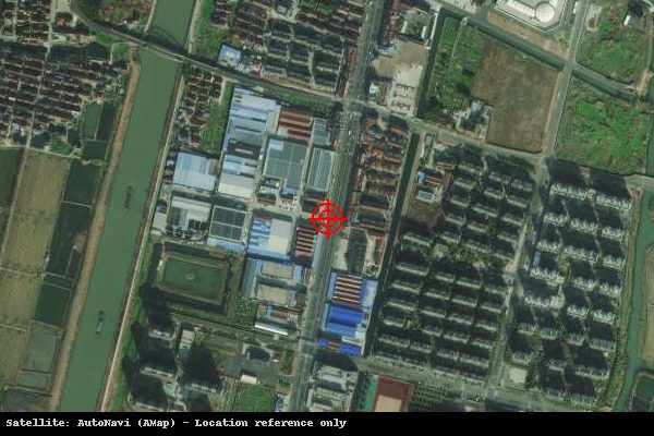 常州市金坛区指前工业园区卫星位置示意图