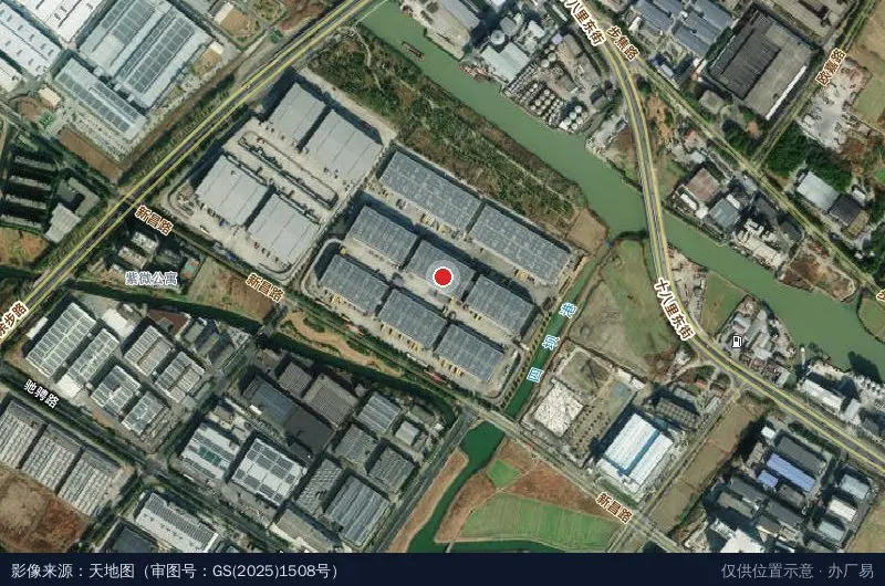 宇培嘉兴南湖物流园卫星位置示意图