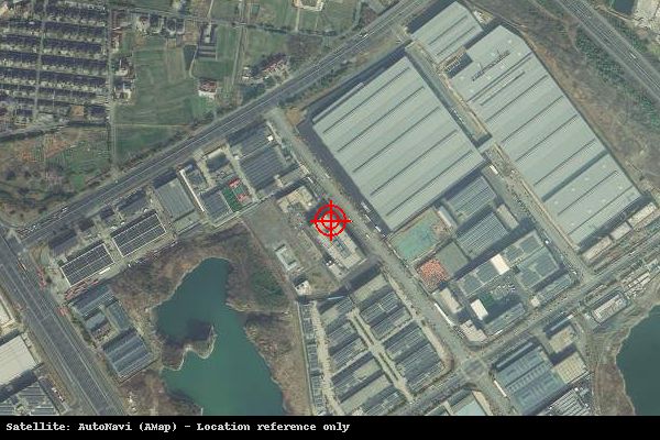 湖州吉利长兴新能源汽车配套产业园卫星位置示意图