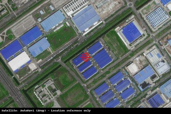 盐城新能源汽车产业园卫星位置示意图