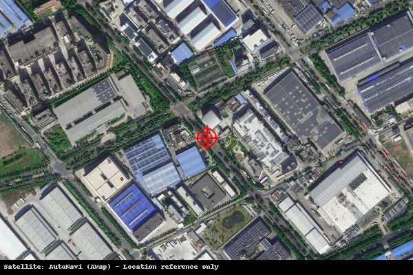 武汉湖北源香食品产业园卫星位置示意图