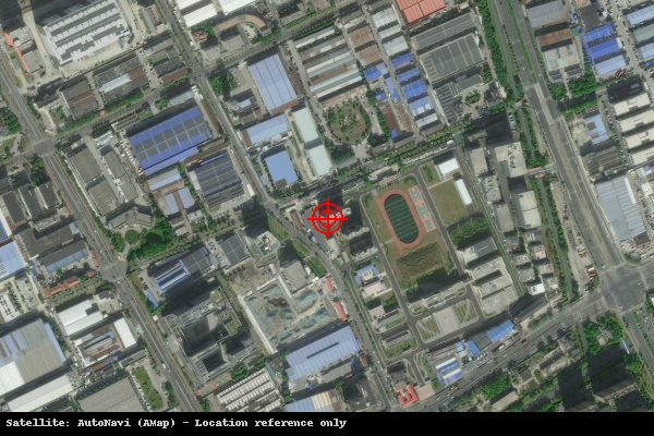 上海顾村工业园区卫星位置示意图