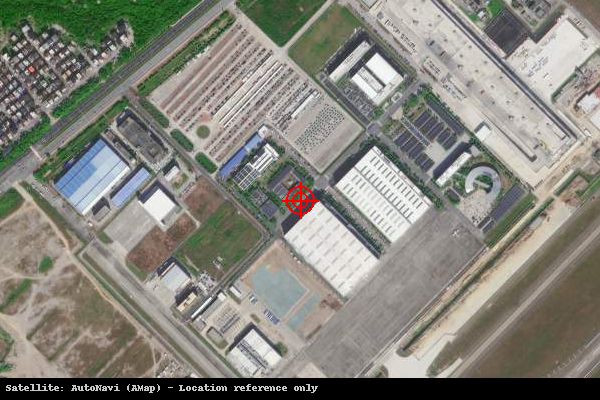 珠海航空产业园卫星位置示意图
