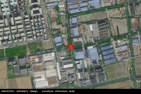 上海泰顺工业园区卫星位置示意图