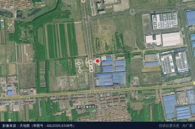 青岛新型显示产业园卫星位置示意图