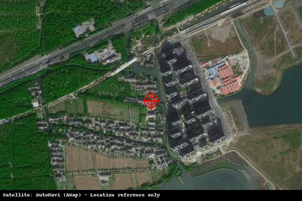 金泽城镇工业地块卫星位置示意图