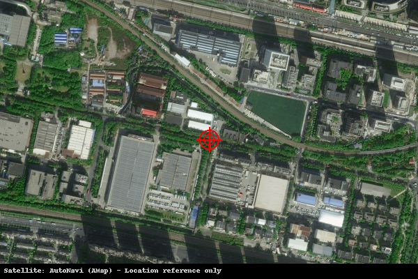 绥德路铁三角科技园卫星位置示意图