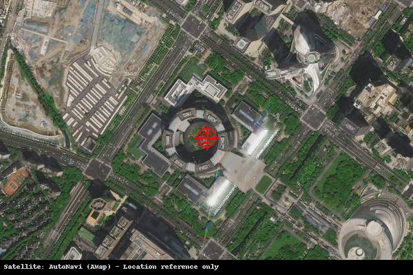 杭州大恩物联仓储卫星位置示意图