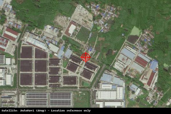 滁州市承宏实业创意产业园卫星位置示意图