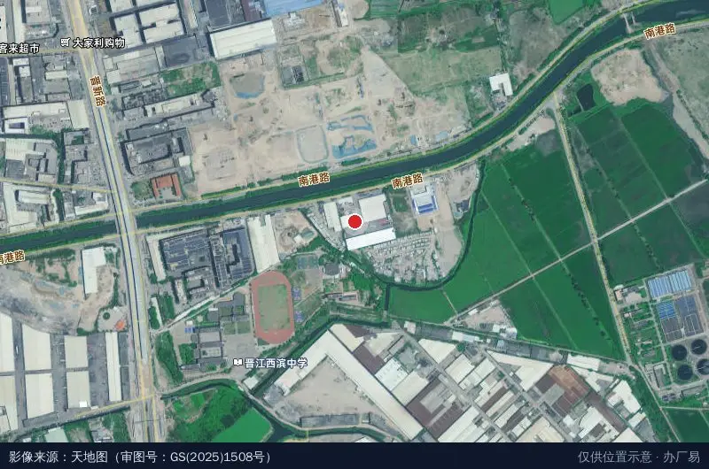 华东物流园卫星位置示意图