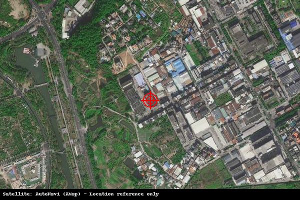 道滘镇摩尔顿未来的岛健康科技产业园卫星位置示意图
