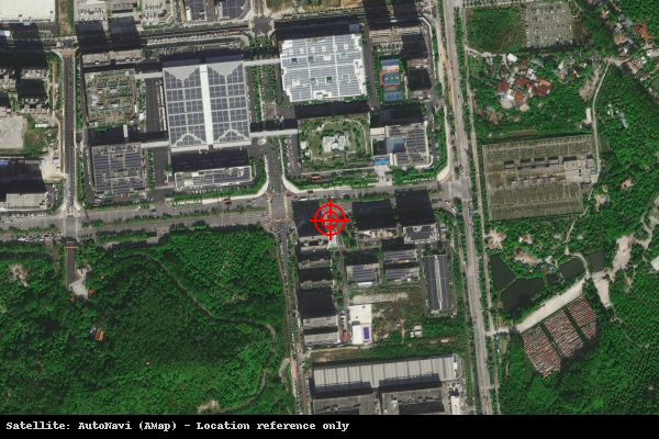 东莞市金诺产业园卫星位置示意图