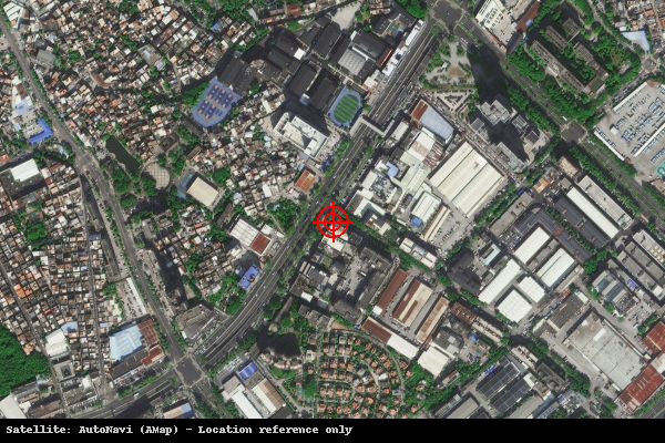 东莞市南城白马振兴工业园卫星位置示意图