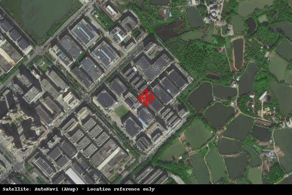惠州市景阳科技园卫星位置示意图