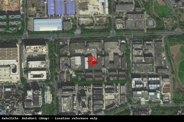 坪山大工业区科技路松泽产业园卫星位置示意图