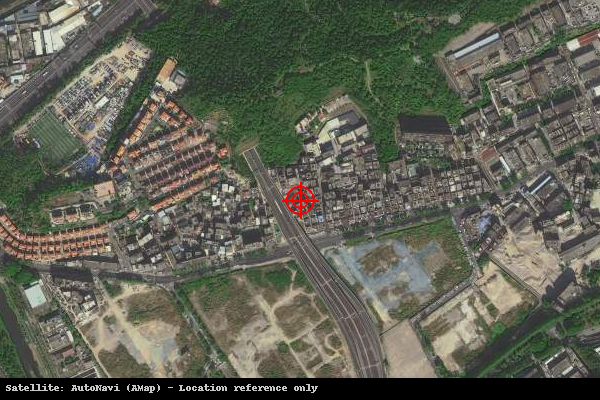 龙岗区嶂背创业六路浩贤隆园区卫星位置示意图