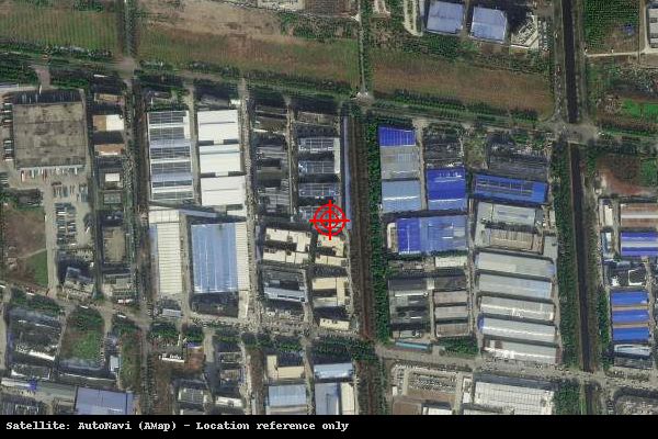 东西湖春辉工业园卫星位置示意图
