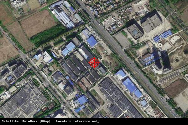 东西湖中小企业城卫星位置示意图