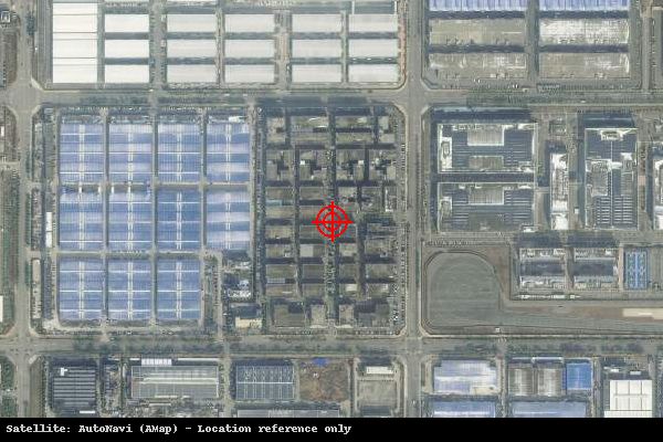 金地威新江夏智造园卫星位置示意图