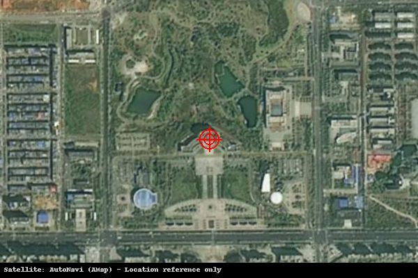 湖南长沙市宁乡万洋众创城卫星位置示意图