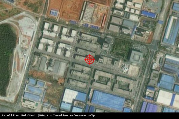 湖南省大学科技产业园卫星位置示意图