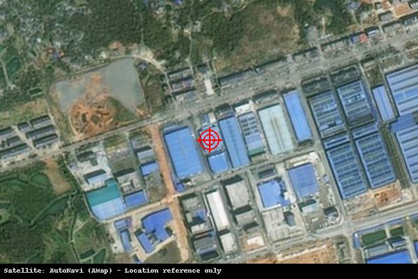 长沙市望城乌山创业富民园卫星位置示意图