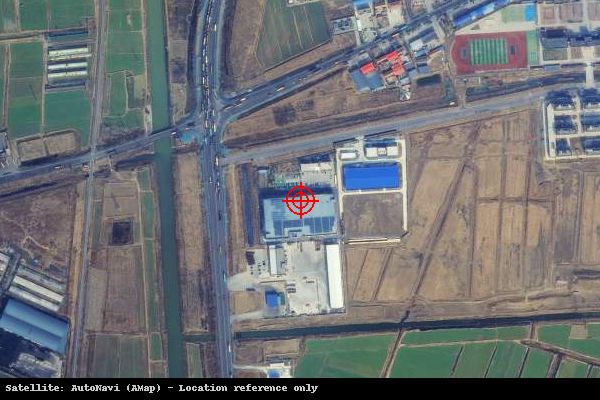 鲁新高端新材料产业园卫星位置示意图