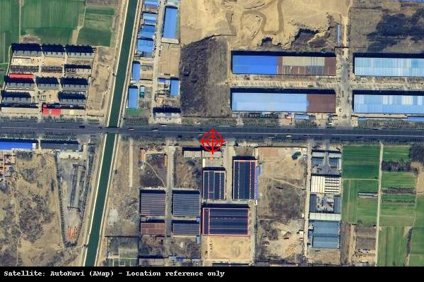 山东临清经济开发区高端装备产业园项目卫星位置示意图