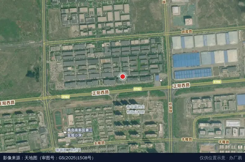 联东U谷-青岛高新国际企业港卫星位置示意图