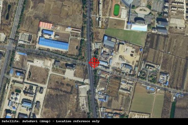 泰安市岱岳区大汶口工业园卫星位置示意图