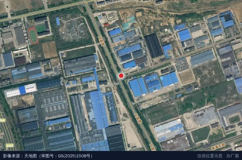 威海天山国际发展基地卫星位置示意图