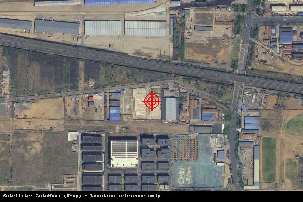 绿海汇高密智能制造产业园卫星位置示意图