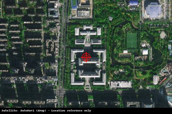 临空产业港卫星位置示意图