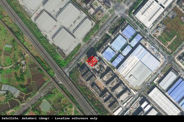 成都天府新区天科创造产业基地卫星位置示意图