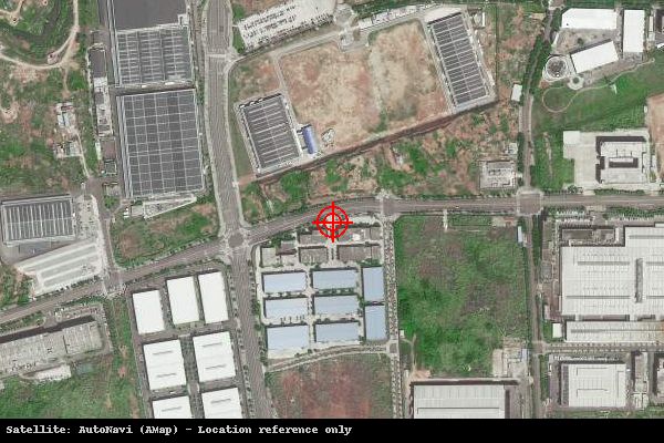 联东U谷沙坪坝国际企业港卫星位置示意图