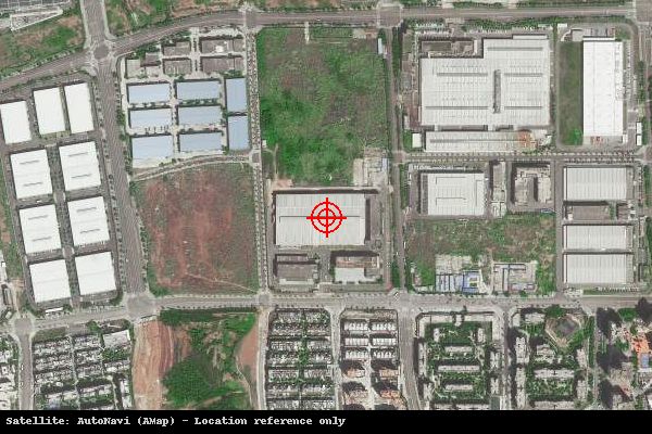 国机集团重庆地质装备产业园卫星位置示意图