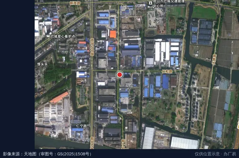 三信产业园卫星位置示意图